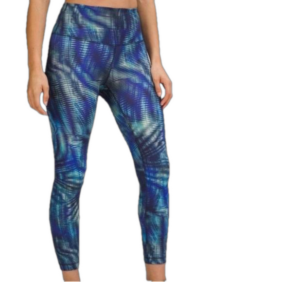 lululemon athletica Pants - Lululemon Wunder Train High-Rise Tight 25 Foil
Shapeshifter Flux Blue Multi